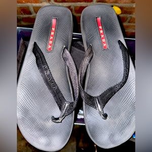 Men’s Prada Flip Flops Size 12 US - Pre Owned